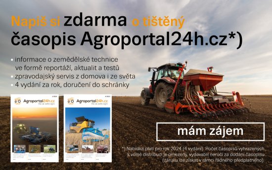 Vycházíme i v tisku. Časopis Agroportal24h.cz můžete mít ve schránce zcela zdarma.