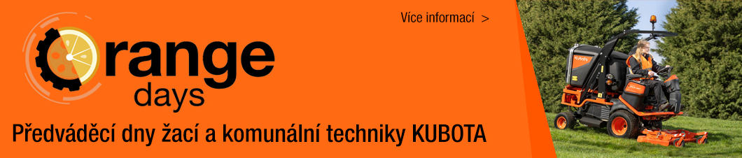 ORANGE DAYS - předváděcí dny žací a komunální techniky KUBOTA