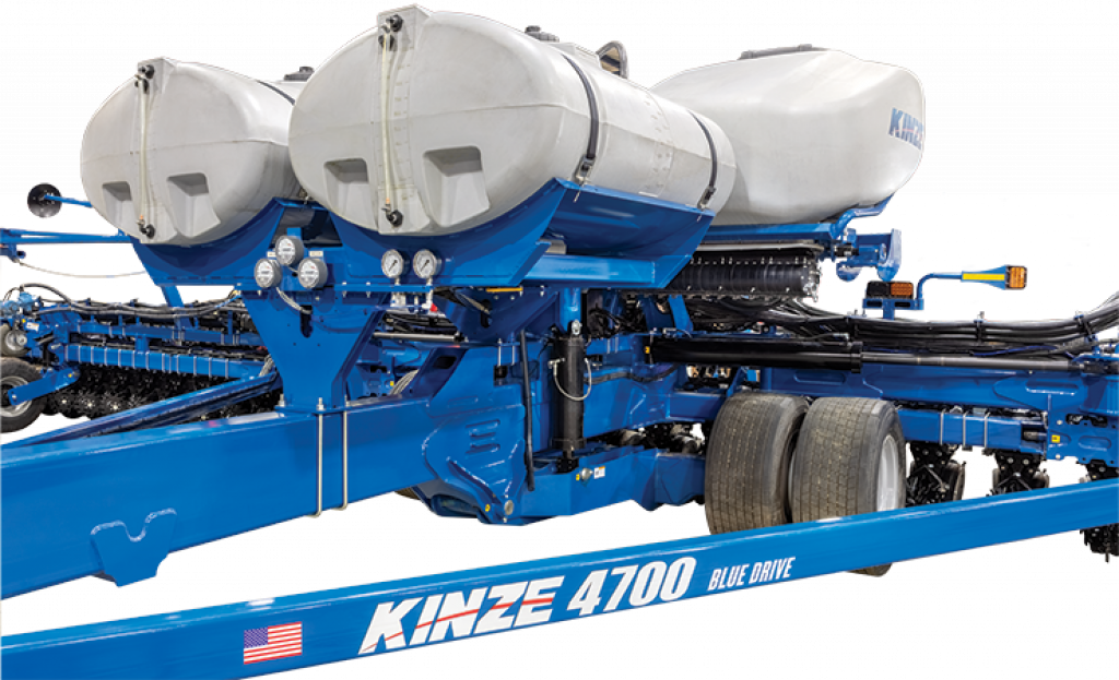 Nový secí stroj Kinze 4700 si zachovává osvědčené prvky. 