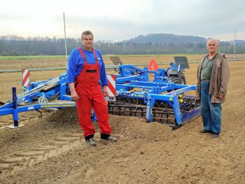 František Pátý a obsluha stroje