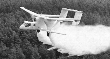 WSK-Mielec M-15 Belphegor hasí lesní požár, 70. léta