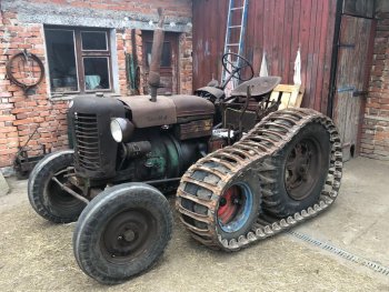 Původní stav traktoru