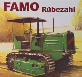 Mezi první vyrobené traktory v roce 1948 patřil pásový traktor „Rübezahl“