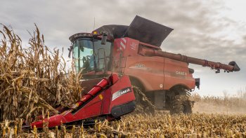 Kombajny Case IH Axial-Flow jsme mohli na polích vídat i v listopadu při sklizni kukuřice na zrno (sklízí stále i v těchto dnech), a dokonce i v prosinci při sklizni sóje