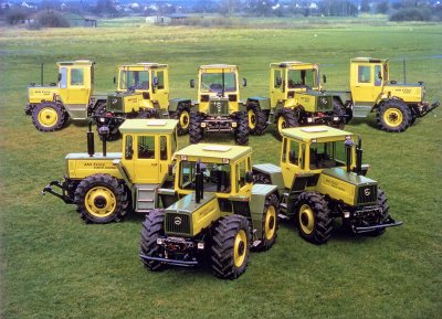 Modelová řada traktorů MBtrac