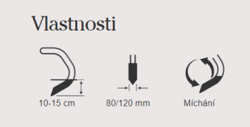 Vlastnosti nového hrotu Väderstad 80/120 mm pro radličkové kultivátory