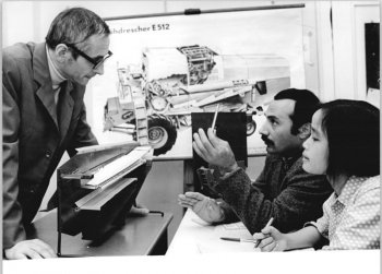  Výuka zahraničních studentů na univerzitě v roce 1973. Zdroj foto - Karl Förster 