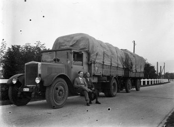 Nákladní automobil Rába, licence Krupp, zdroj foto - commons.wikimedia.org, FORTEPAN/Lissák Tivadar/CC BY-SA 3.0