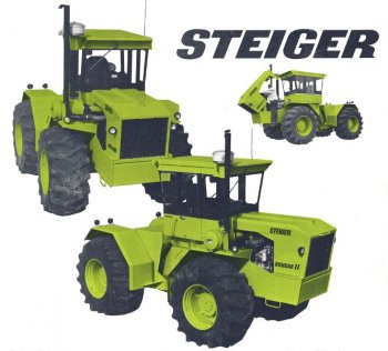 Originální traktor Steiger Cougar II - z něj vycházely traktory Rába-Steiger . Zdroj foto - tisková zpráva Rába