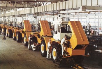 Výroba traktorů Rába-Steiger. Zdroj foto - tisková zpráva Rába