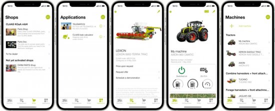 Od poloviny února 2021 je Claas connect k dispozici také jako bezplatná aplikace pro mobilní zařízení na všech současných trzích. Zdroj foto - tisková zpráva Claas