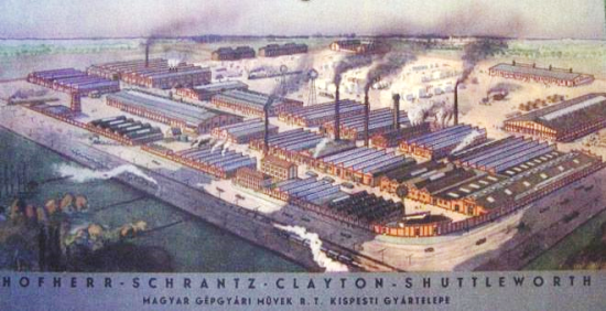 V roce 1911 byla založena nová společnost spojením všech továren Hofherr Schrantz a Clayton Shuttleworth. Zdroj foto - Gergò Juhász