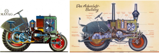 V detailním srovnání vychází MAVAG T20-25 z konstrukce německého výrobce Lanz Bulldog. Zdroj foto - Gergò Juhász