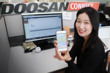 Telematický systém DoosanCONNECT umožňuje správcům vozového parku sestavit řadu reportů. Zdroj foto - tisková zpráva Doosan 