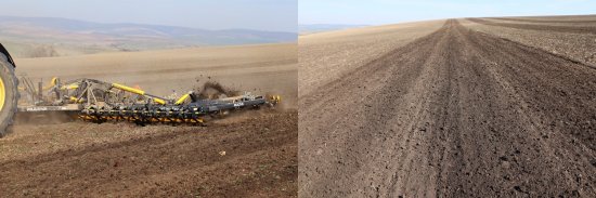 Na fotografiích můžeme vidět výslednou práci kultivátoru. Agronom podniku Zemagro uvedl, že nasazení kultivátoru je plánováno i při finální přípravě podrytého pozemku, po které už následuje založení porostu pšenice. Zdroj foto - Milan Jedlička