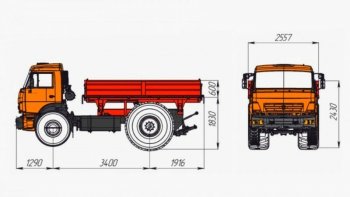 Rozměry vozidla. Zdroj foto - Jurij Leontjev