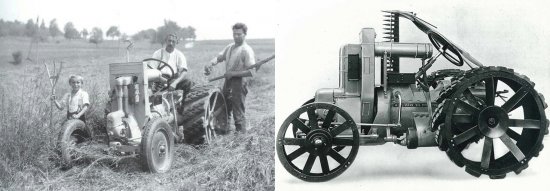 První traktor Hürlimann Model 1K8 se vyráběl ručně. Zdroj foto - tisková zpráva Hürlimann 