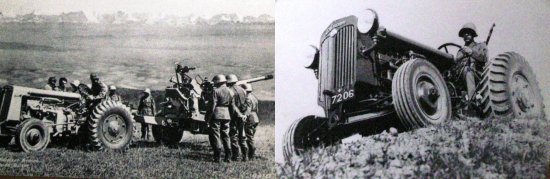 Traktory Hürlimann ve službách armády. 40. léta minulého století. Zdroj foto - tisková zpráva Hürlimann 