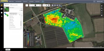 Všechna data má zemědělec k dispozici přehledně v portálu MyPLM Connect. Zdroj foto - tisková zpráva New Holland