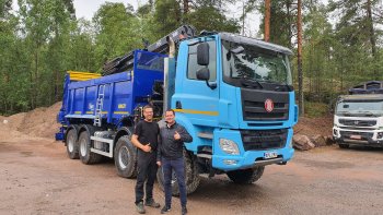 Uživatelem vozidla bude společnost J&T Pajunen Oy.  Zdroj foto - tisková zpráva Tatra Trucks