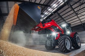 Nová funkce automatického ovládání pro čelní nakladače Massey Ferguson