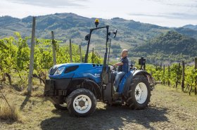 New Holland inovoval a rozšířil nabídku speciálních traktorů New Holland T4, nechybí ani nízkoprofilový traktor