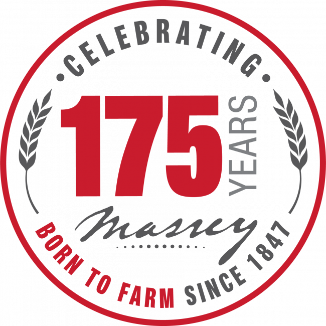 Logo ke 175. výročí Massey Ferguson.