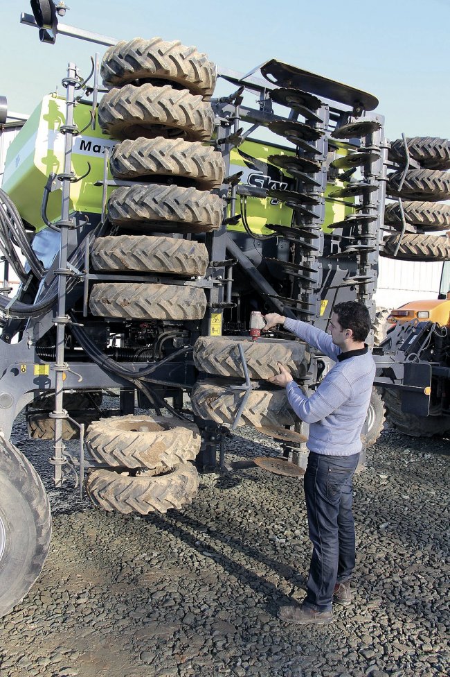 Secí stroje Sky Agriculture se vyznačují snadným přístupem ke všem částem.