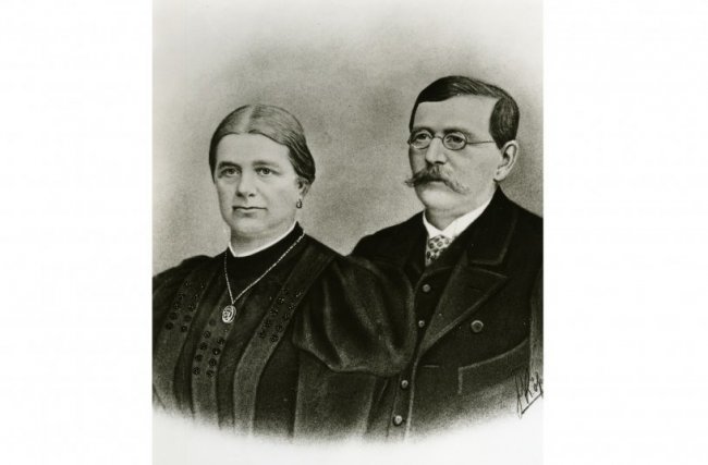 1871: Juliane a Franz Pöttingerovi.