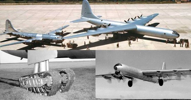 Pásy Kégresse byly použity také pro strategický bombardér Convair B-36 Peacemaker.