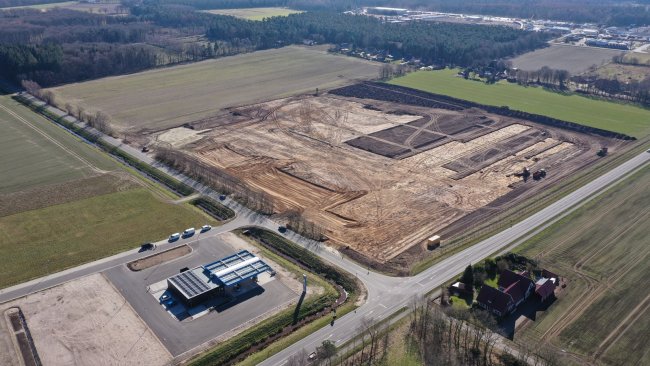 Krone zahájilo stavbu nového skladu a logistického centra ve Spelle.
