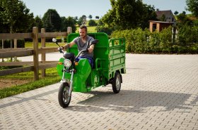 Český výrobce elektrických pracovních tříkolek Energy Adventure představuje nový model Advento Maxi