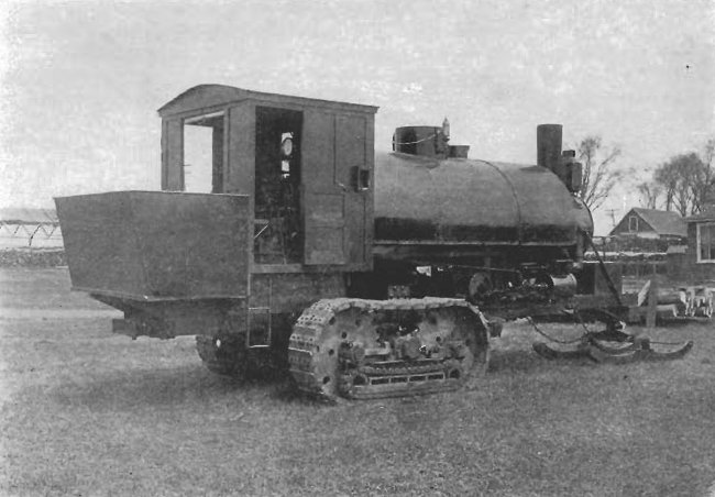 Lombard Steam Log Hauler (obrázek z manuálu).