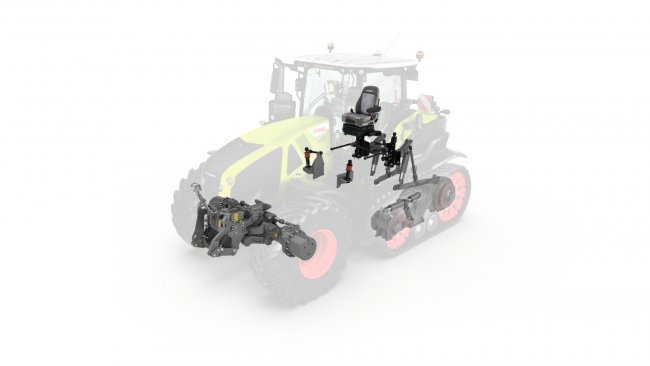 CLAAS AXION TERRA TRAC je stále jediným plně odpruženým polopásovým traktorem na trhu.