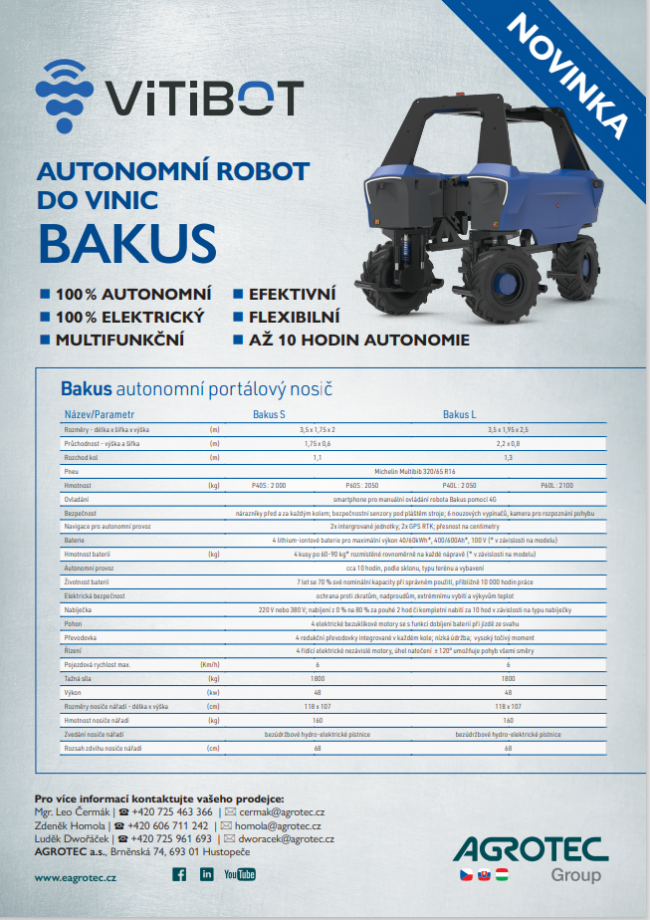 VitiBot Bakus.