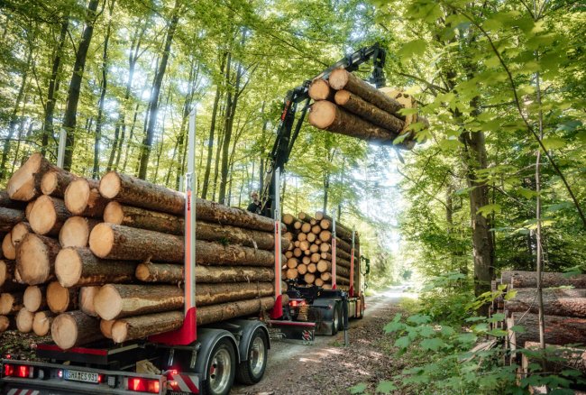 Lesnický jeřáb Hiab LOGLIFT 18Z.