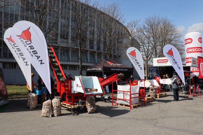 URBAN KOVO předvedl kvalitní české štěpkovače při práci.