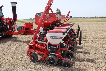 Secí stroj Kverneland Optima TFprofi SX PUDAMA. Foto: Milan Jedlička / Agroportal24h.cz