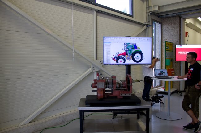 Ukázka 3D modelu traktoru Steyr.