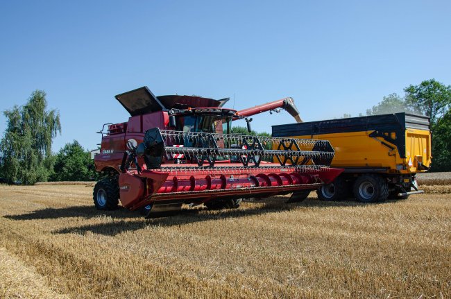 I když na farmě zužitkují především slámu, je pro Vilímovského stejně důležitá i kvalita sklizeného zrna, které následně odprodává.