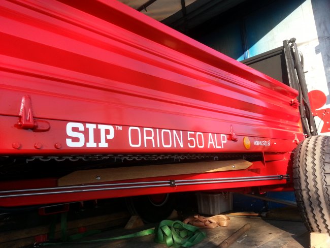 Hlavními přednostmi rozmetadel SIP ORION ALP jsou perfektní stabilita, ovladatelnost a snadná údržba.