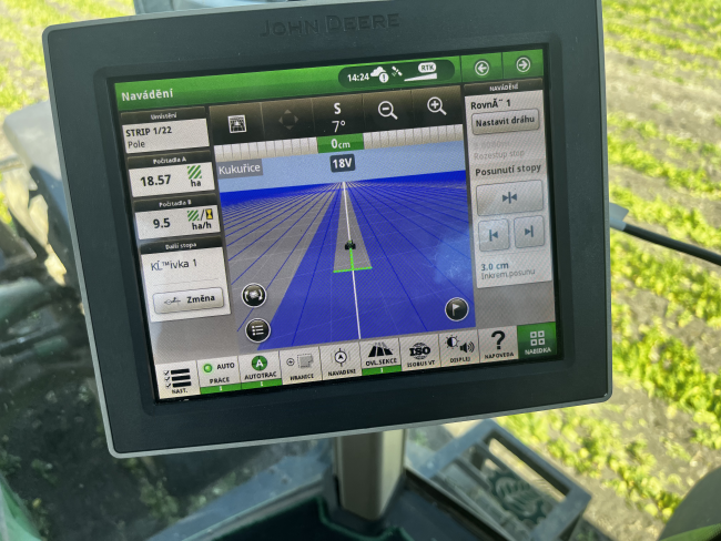 Monitor John Deere GreenStar 4240.