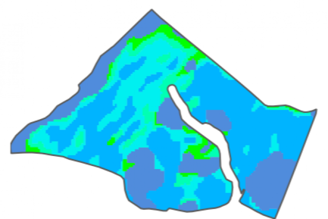 Předpisová mapa pro variabilní aplikaci hnojiv.