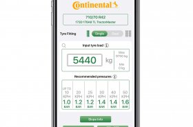 Continental představuje aplikaci pro měření tlaku v zemědělských pneumatikách