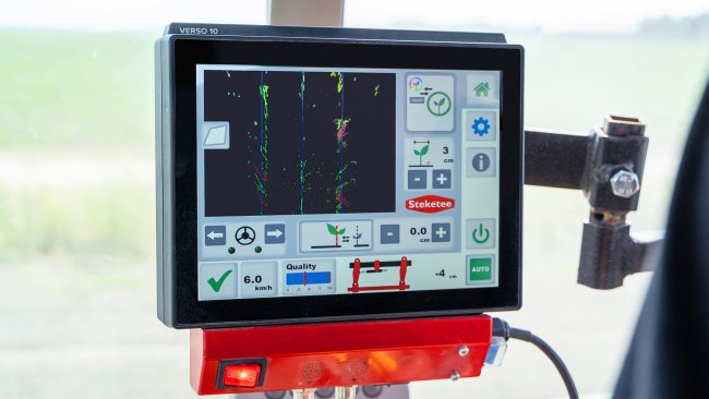 Kamera Steketee IC-Light+ se ovládá prostřednictvím terminálu IC-Light.