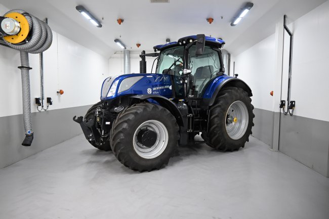 Stejně jako ostatní modely New Holland T7, i T7.270 Methane Power CNG využívá výhod telematiky New Holland PLM Intelligence.