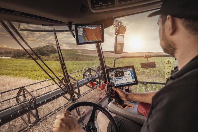 Pohled do kabiny inovovaných modelů Case IH Axial-Flow.