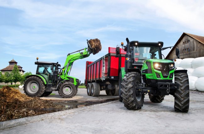 Model Deutz-Fahr 5105 PLUS je robustnější, má zesílené komponenty pro bezproblémovou práci s čelním nakladačem.