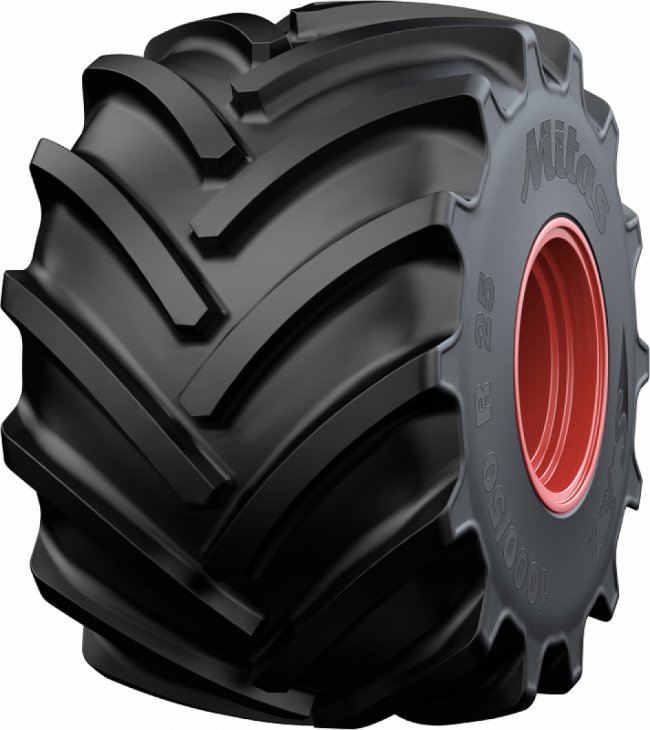 Nejtěžší a současně i nejširší pneumatika v sortimentu Mitas váží 580,524 kg.