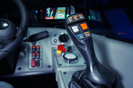 Elektrický teleskopický manipulátor Dieci Mini Agri-e disponuje třemi jízdními režimy: Standard, Eco a Power.